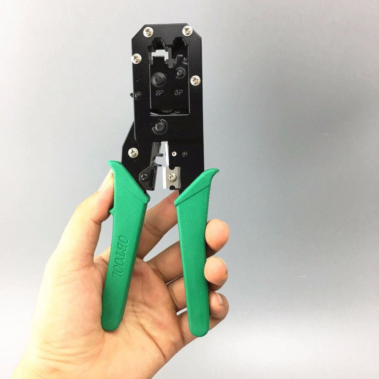 Dual-purpose crystal head net pliers Green