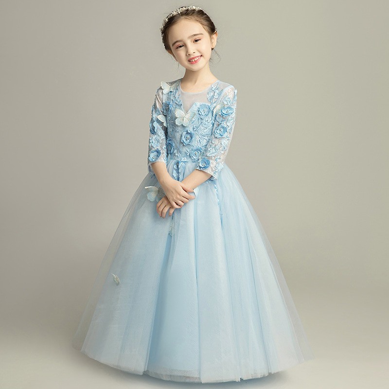 Children's long dress princess dress