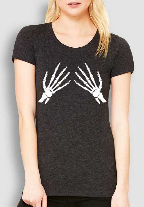 Skeleton Hands Short Sleeve Tee