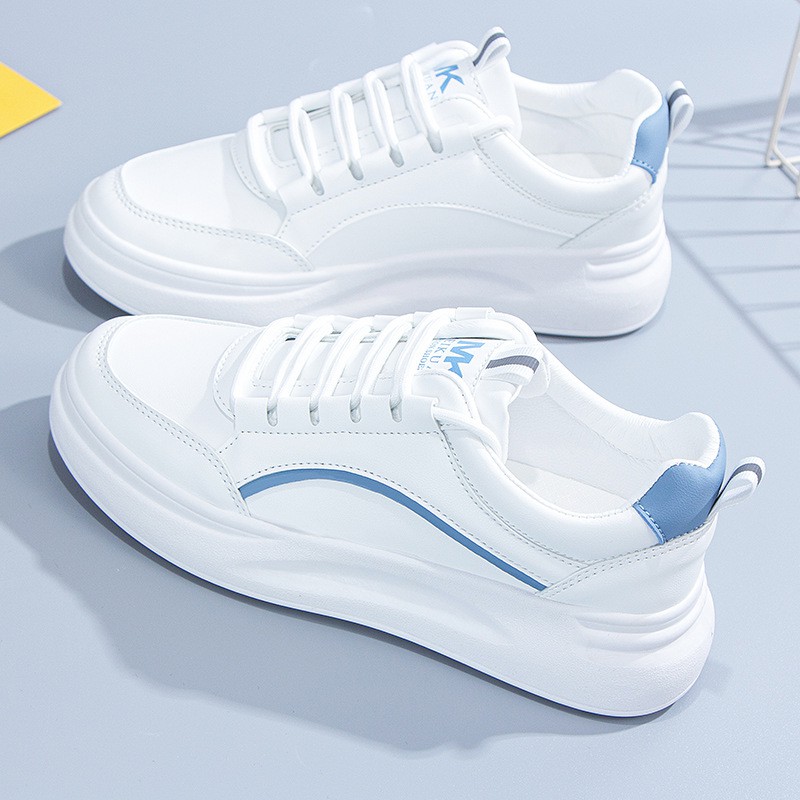 Trendy Shoes New White Shoes Women Summer Korean Version Of The Thick-soled Casual All-match Student Ins Board Shoes Women