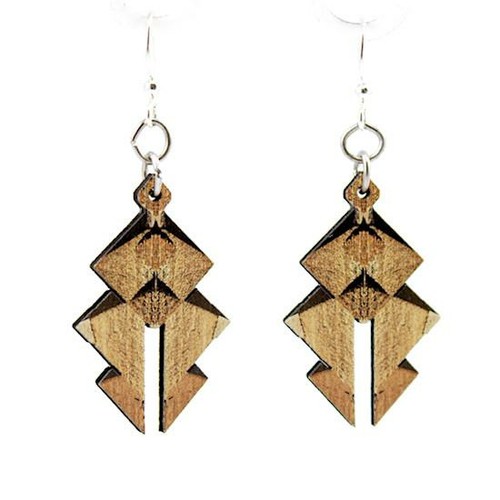 Egyptian Pyramid Earrings #1567