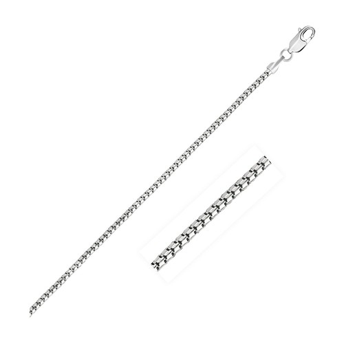 14k White Gold Ice Chain 1.3mm