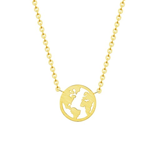 Minimalist Disc Coin Pendant Necklaces For Women