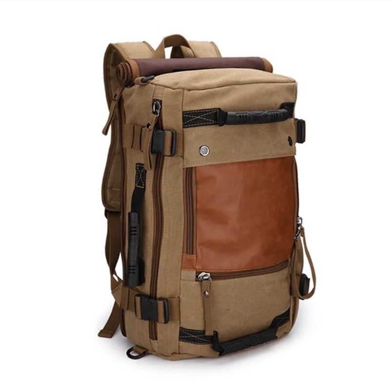 American Fashion - Stylish Travel Large Capacity Backpack Male Luggage Shoulder Bag Computer Backpacking Men Functional Versatile Bags