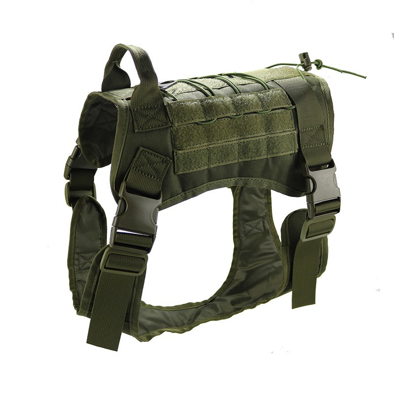 Tactical large dog vest dog patrol equipment pet dog clothes K9 chest strap