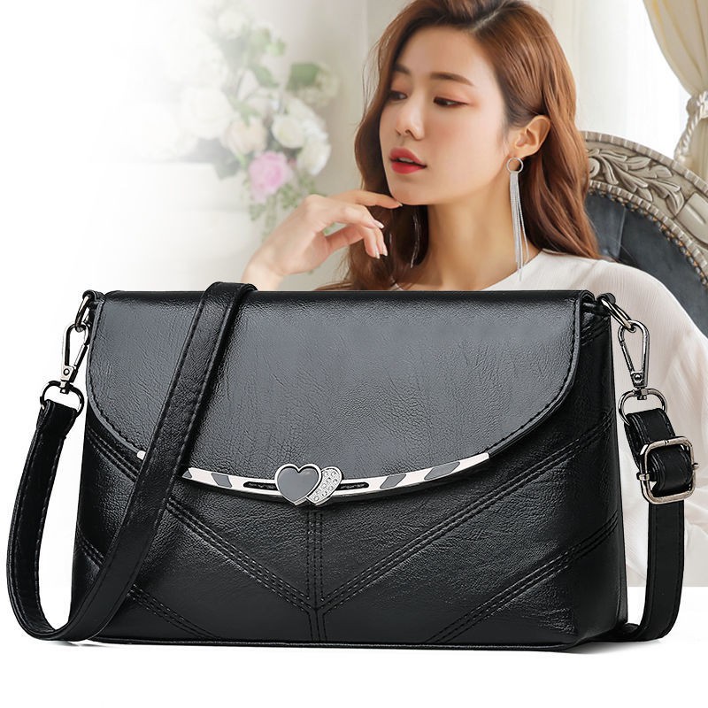 2021 New Lady Single Shoulder Messenger Simple Atmosphere Middle-aged And Elderly Bag