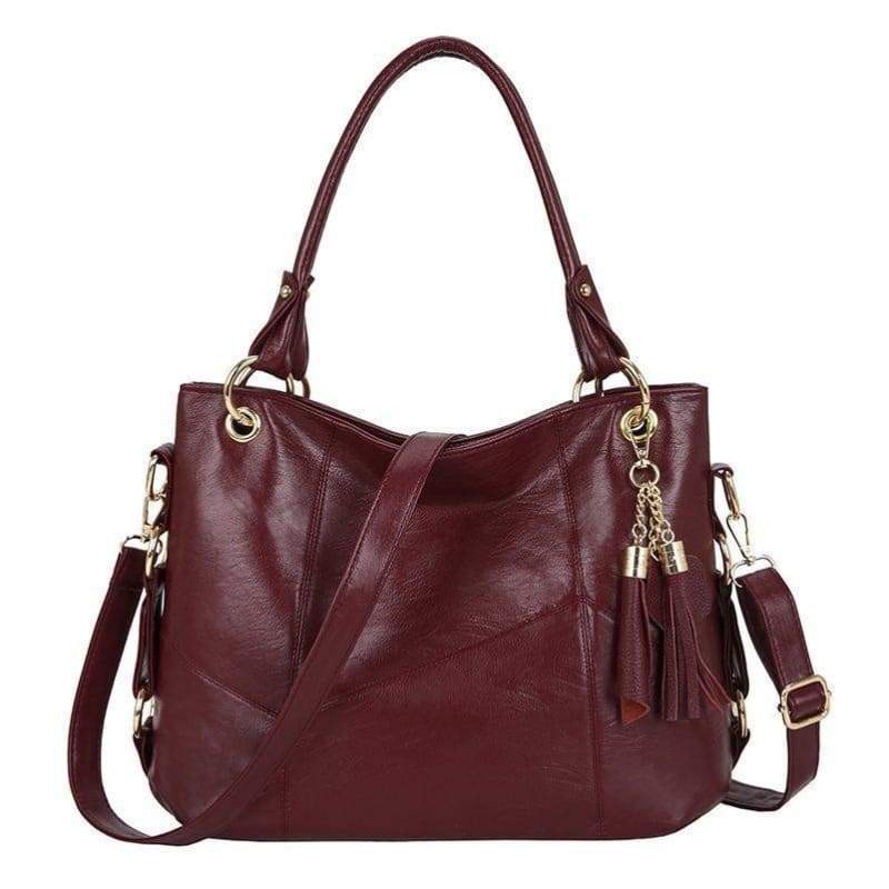 Women's bag soft leather handbag Single Shoulder Messenger Bag