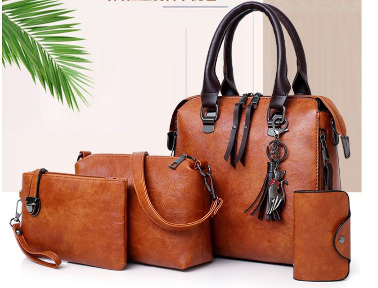 Multi-piece female bag popular retro ladies shoulder bag