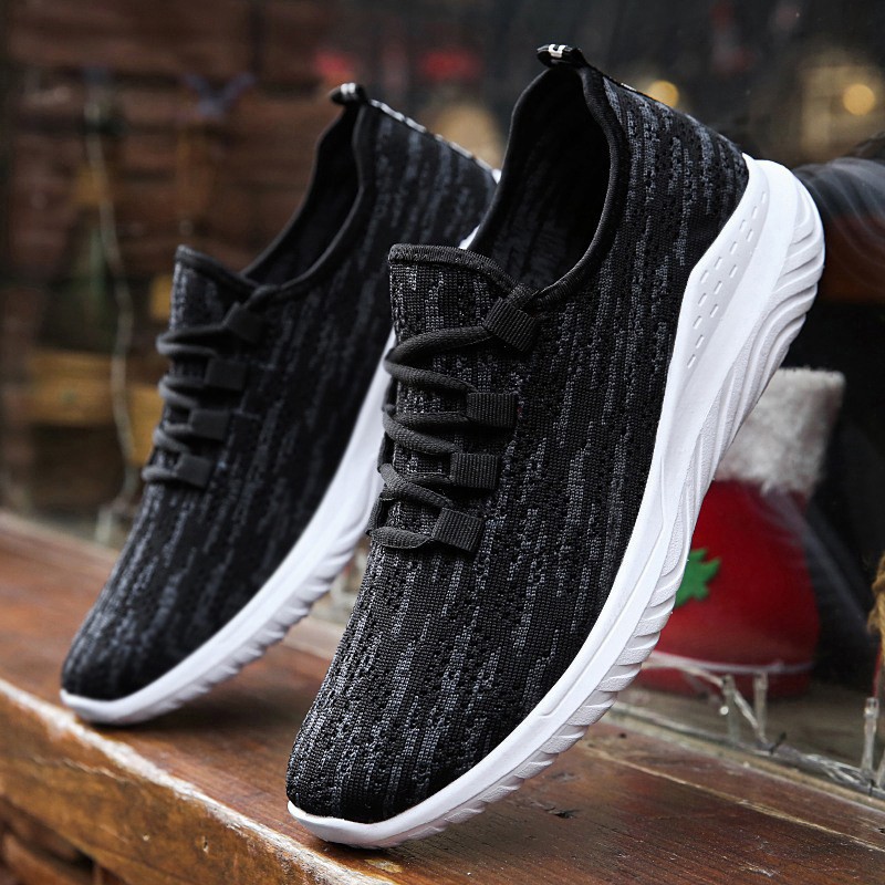 Shoes Men's One Generation Spring New Men's Shoes Flying Woven Sports Shoes Men's Trend Casual Shoes Men's Sports Shoes