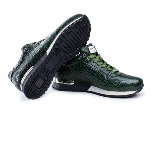 Crocodile Leather Sneakers