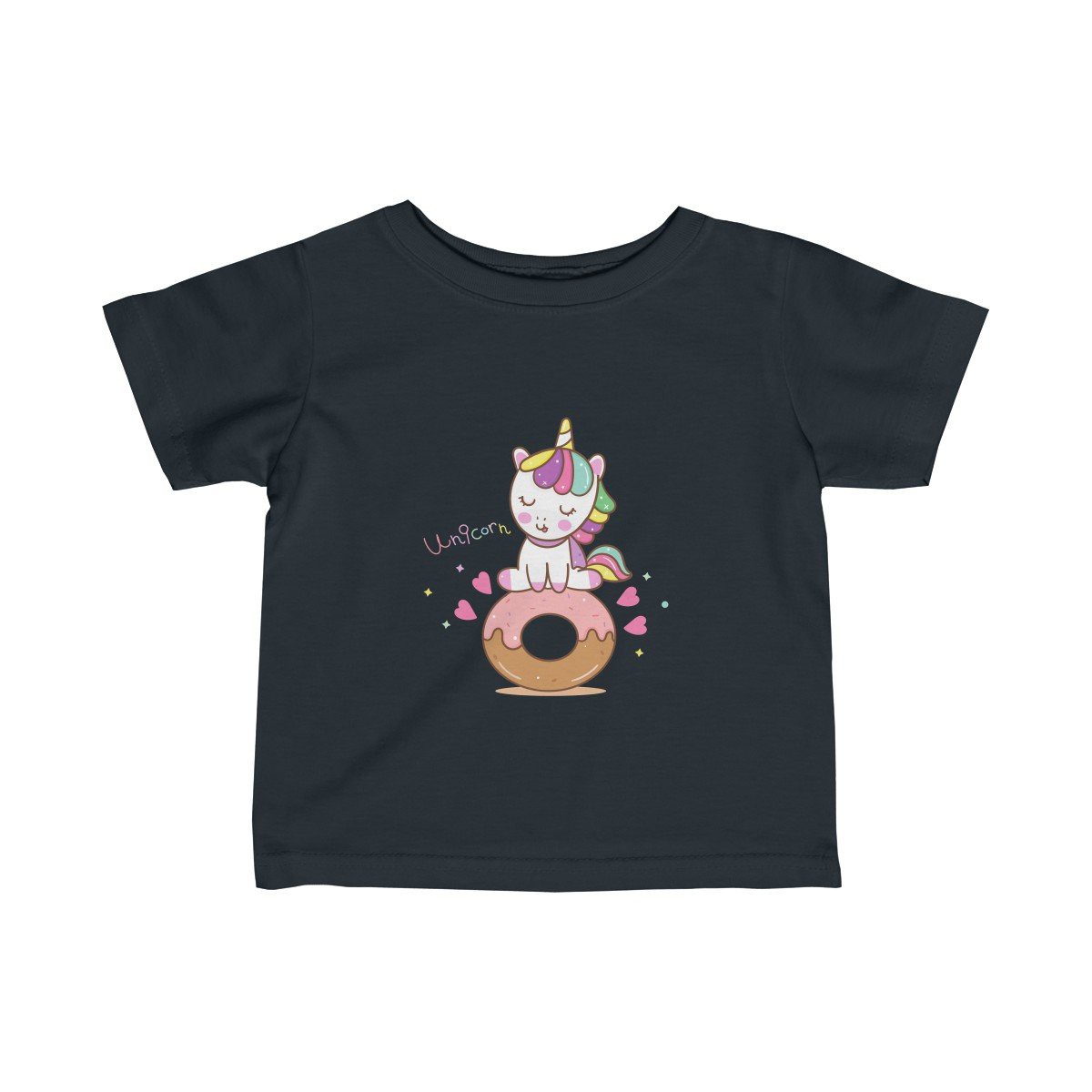 Unicorn Loves Donuts Girl Tee