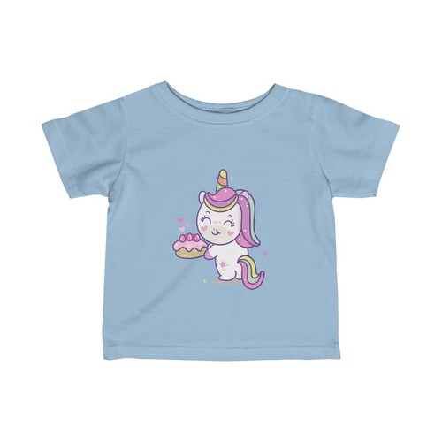 Unicorn Loves Strawberry Shortcake Girls Tee