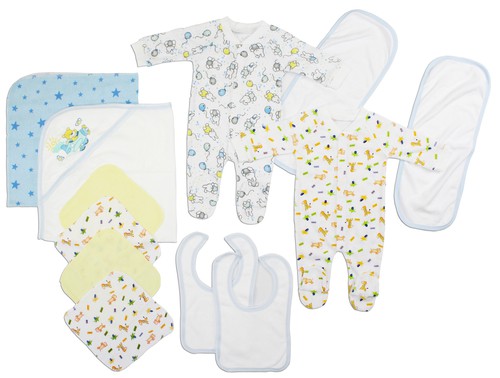 Newborn Baby Boys 16 Pc Layette Baby Shower Gift