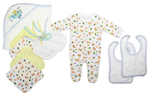 Newborn Baby Boys 11 Pc Layette Baby Shower Gift