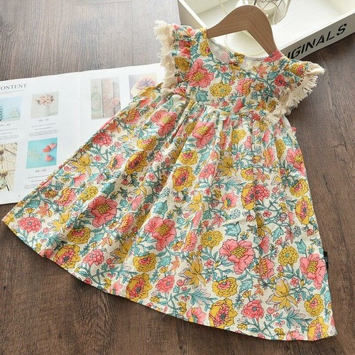 Girls Dress Casual  Floral Girl Dresses Children's Clothing