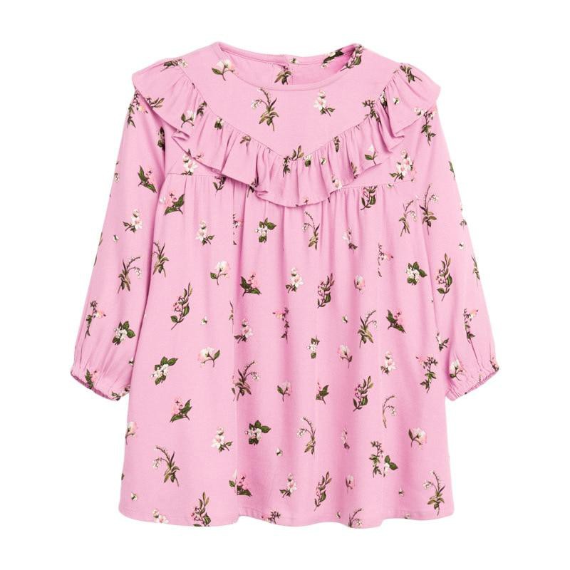 V-TREE Cute Baby Girl Dresses Floral Printed PINK 2T 