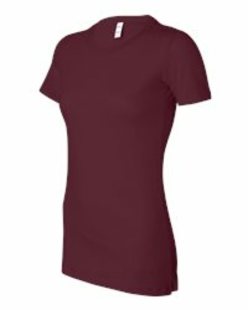 Bella-Canvas B6004 Womens The Favorite Tee, Maroon - Small