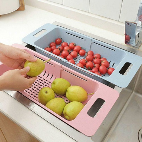 Kitchen Sink Dish Drainer Drying Rack Washing Holder Basket Organizer