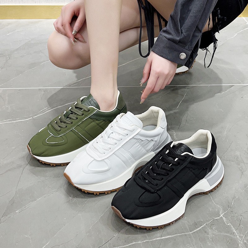 Training Shoes Mm6 Thick Bottom Summer Breathable Women's Shoes Sports Casual Forrest Gump White Shoes