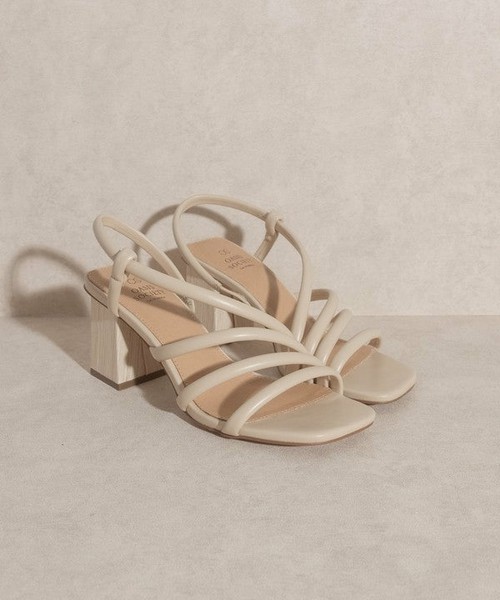 OASIS SOCIETY Ashley   Wooden Heel Sandal