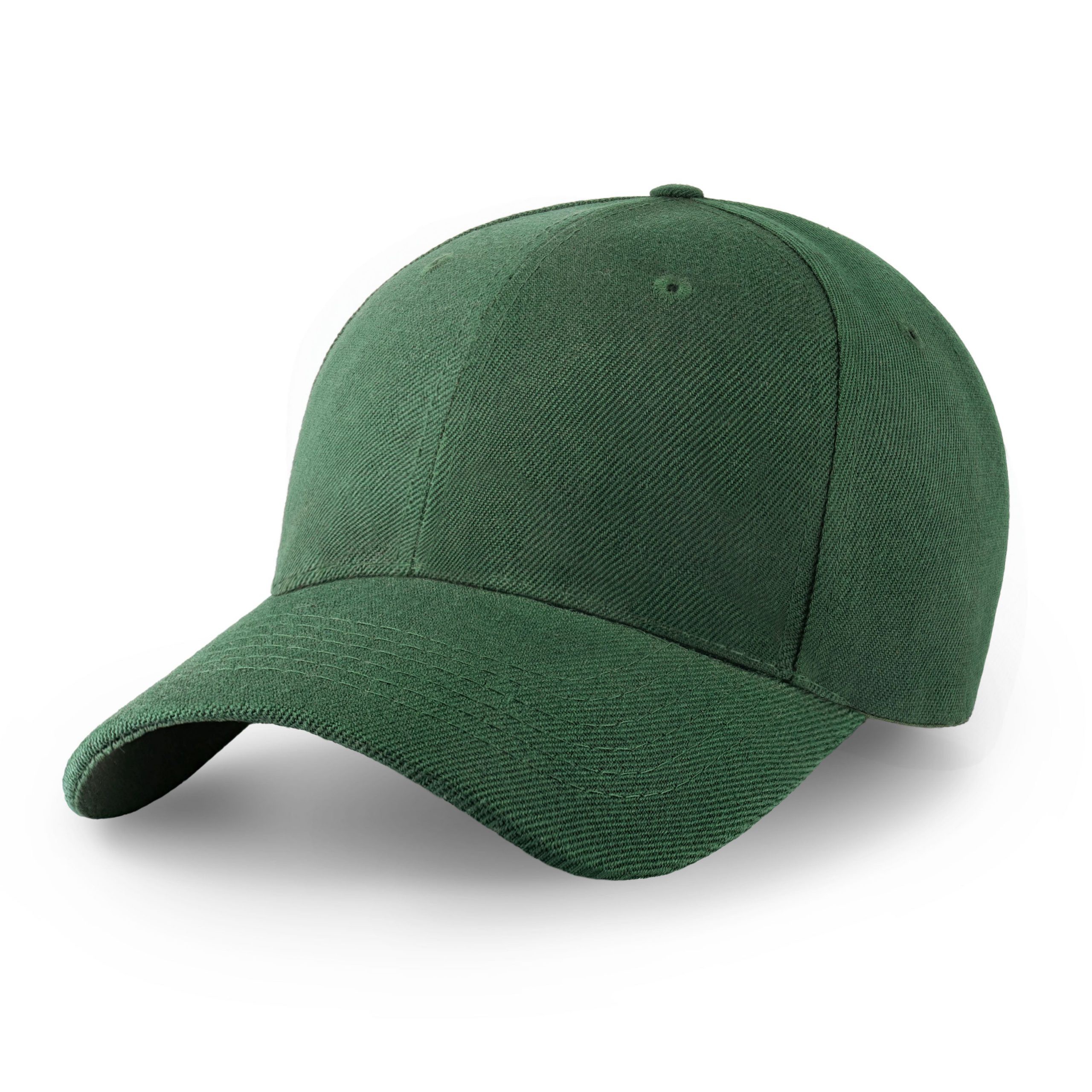 CHOK.LIDS Structured Baseball Caps HUNTER GREEN 