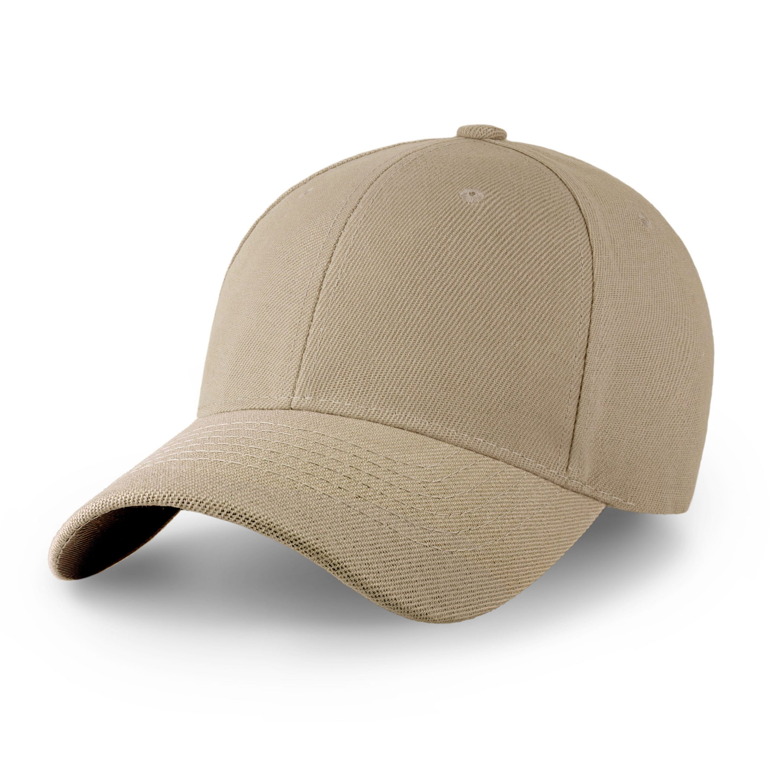 CHOK.LIDS Structured Baseball Caps KHAKI 