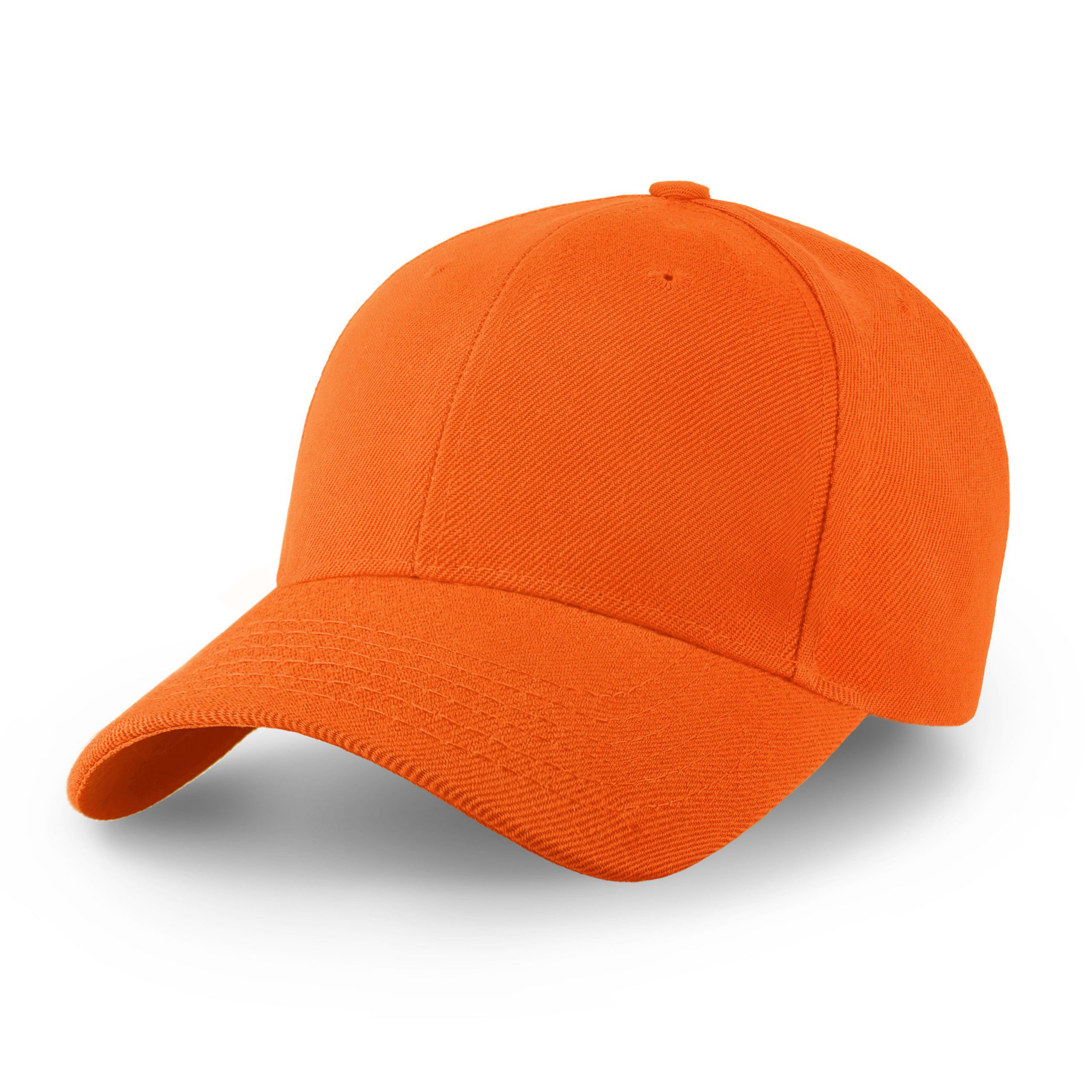 CHOK.LIDS Structured Baseball Caps ORANGE 