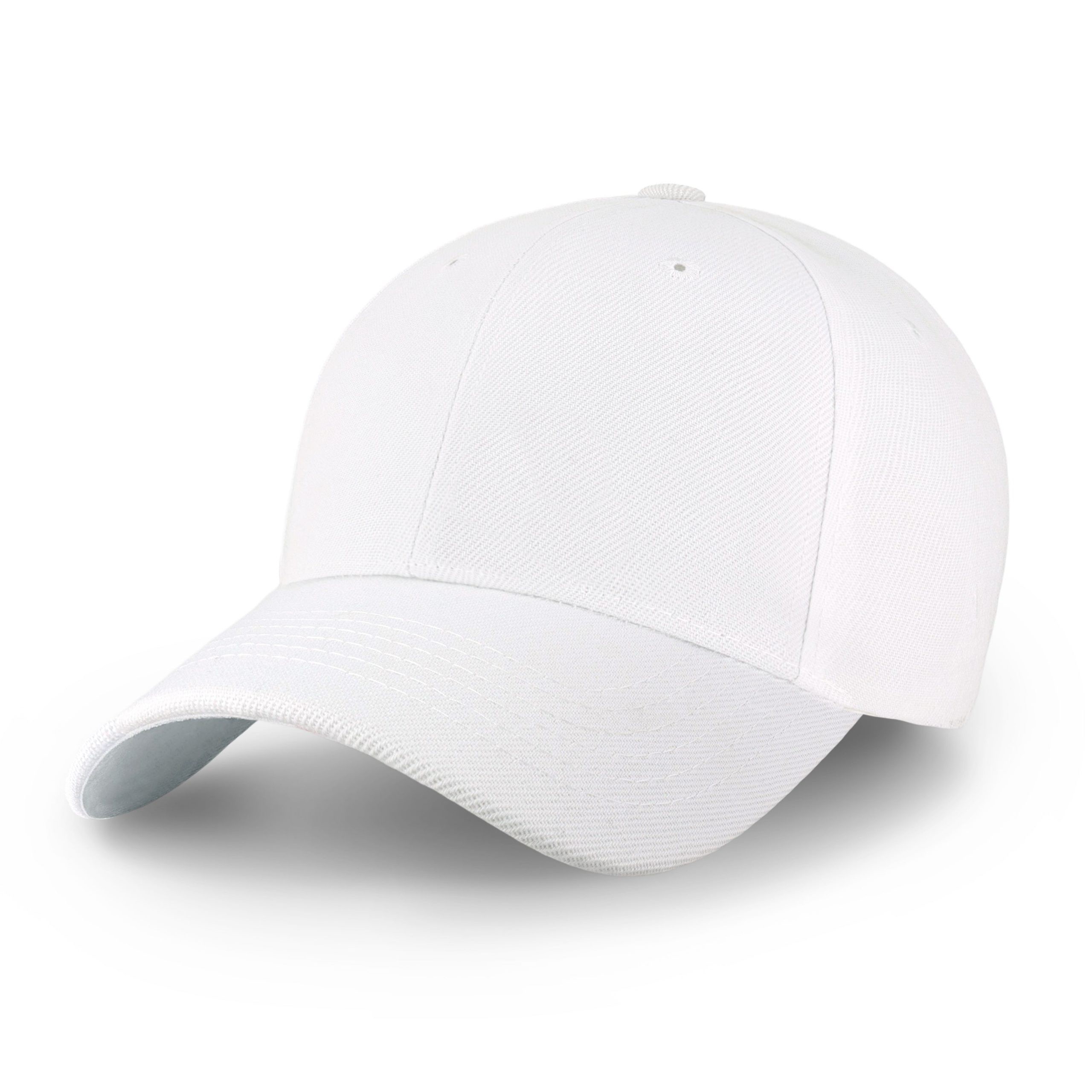 CHOK.LIDS Structured Baseball Caps WHITE 