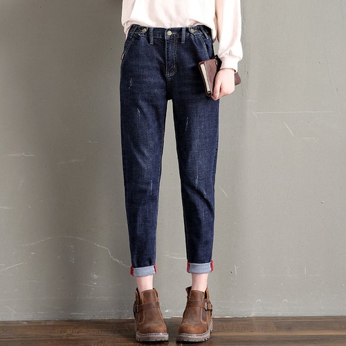 Women Jeans Pants Loose Casual Boyfriend